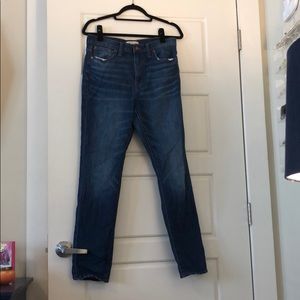 barely worn-- madewell jeans